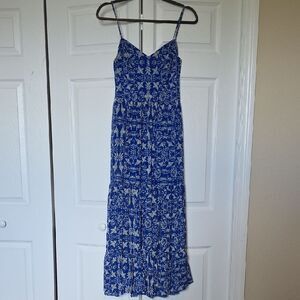 5 For $25 Blue & White Floral Spring Maxi Dress